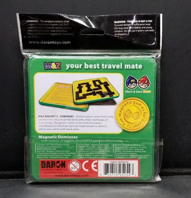 M&Z Magnetic Dominoes Travel Games NEW
