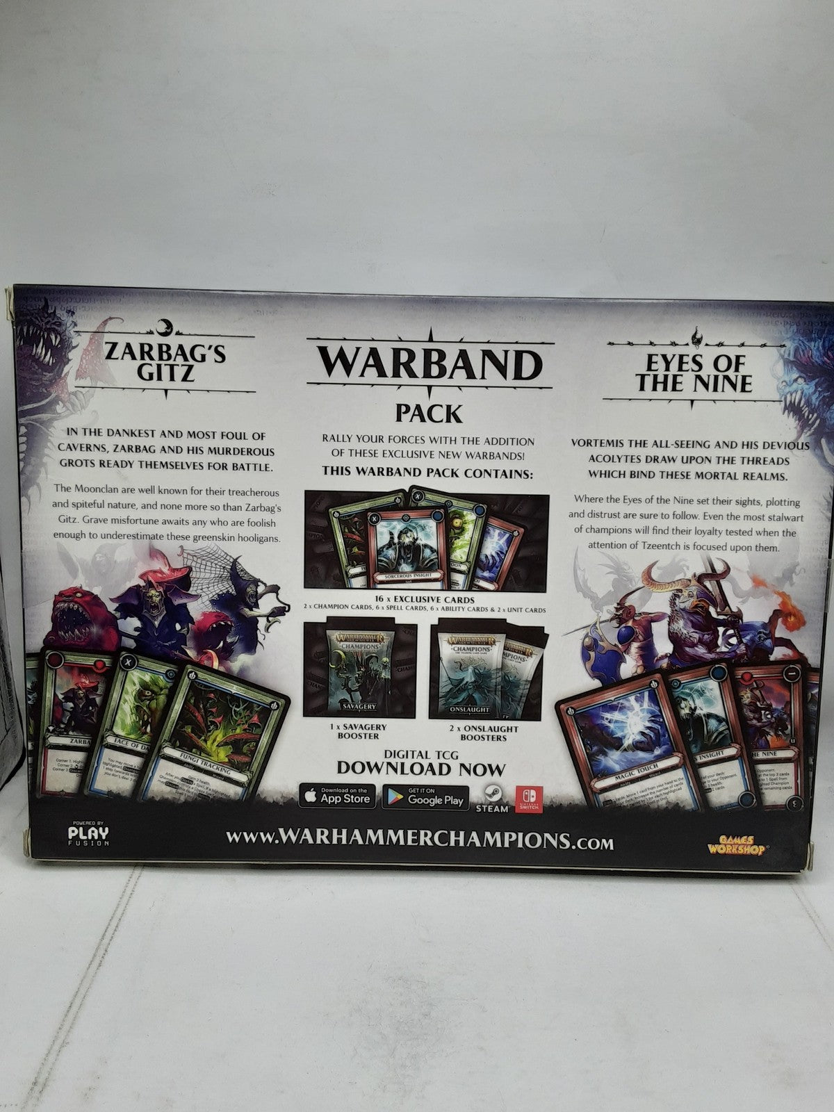 Games Workshop Warhammer Age of Sigmar Champions The Trading Card Game Warband