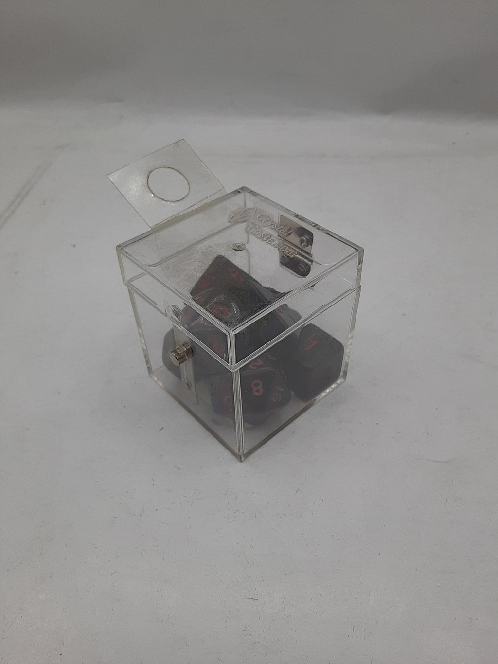 Crystal Caste Dice Set Black & Red