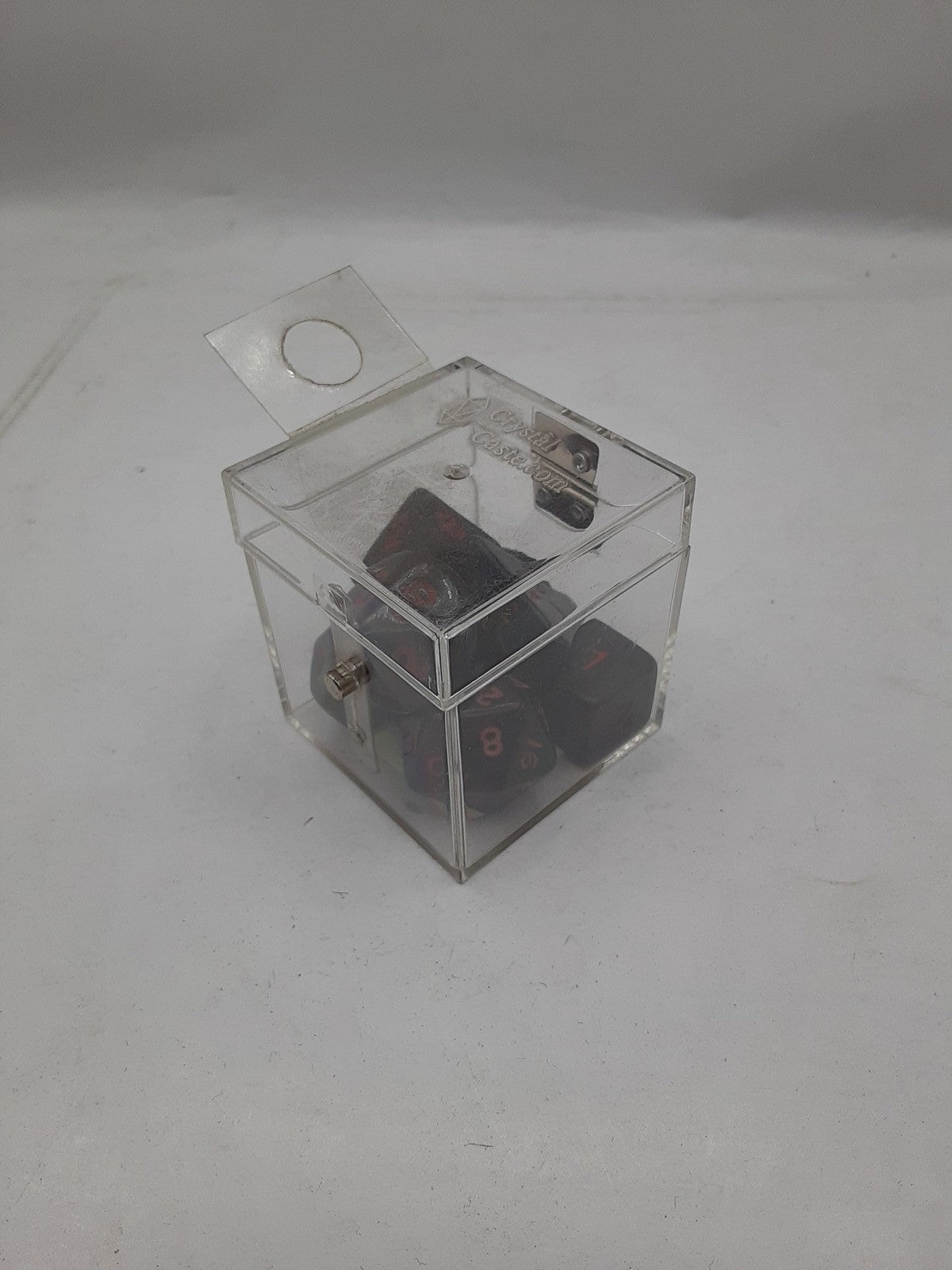 Crystal Caste Dice Set Black & Red