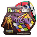 Rubik's Cube Plush Keychain Soft Toy – Retro Puzzle Collectible Bag Clip