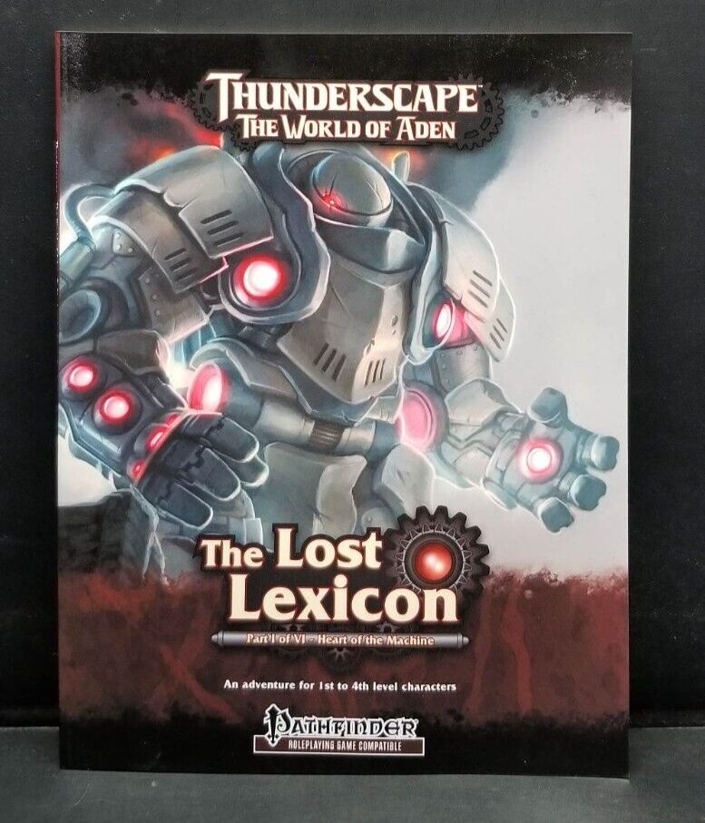Thunderscape The World of Aden The Lost Lexicon Part 1 Pathfinder RPG