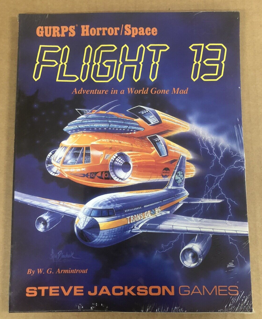 GURPS Flight 13 Role Playing Guide Book Horror/Space RPG Steve Jackson Games