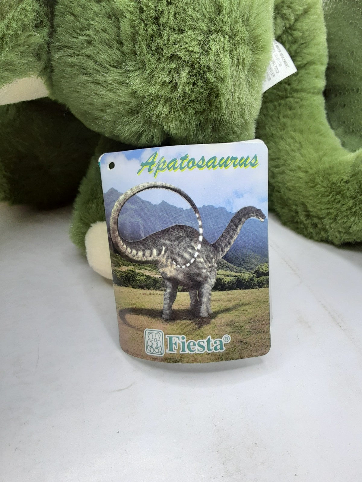 Fiesta - Large Green Apatosaurus Plush