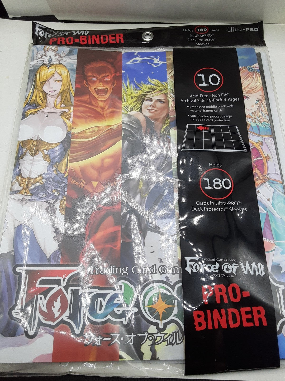 Ultra Pro Force Of Will Pro - Binder Holding 180 Cards