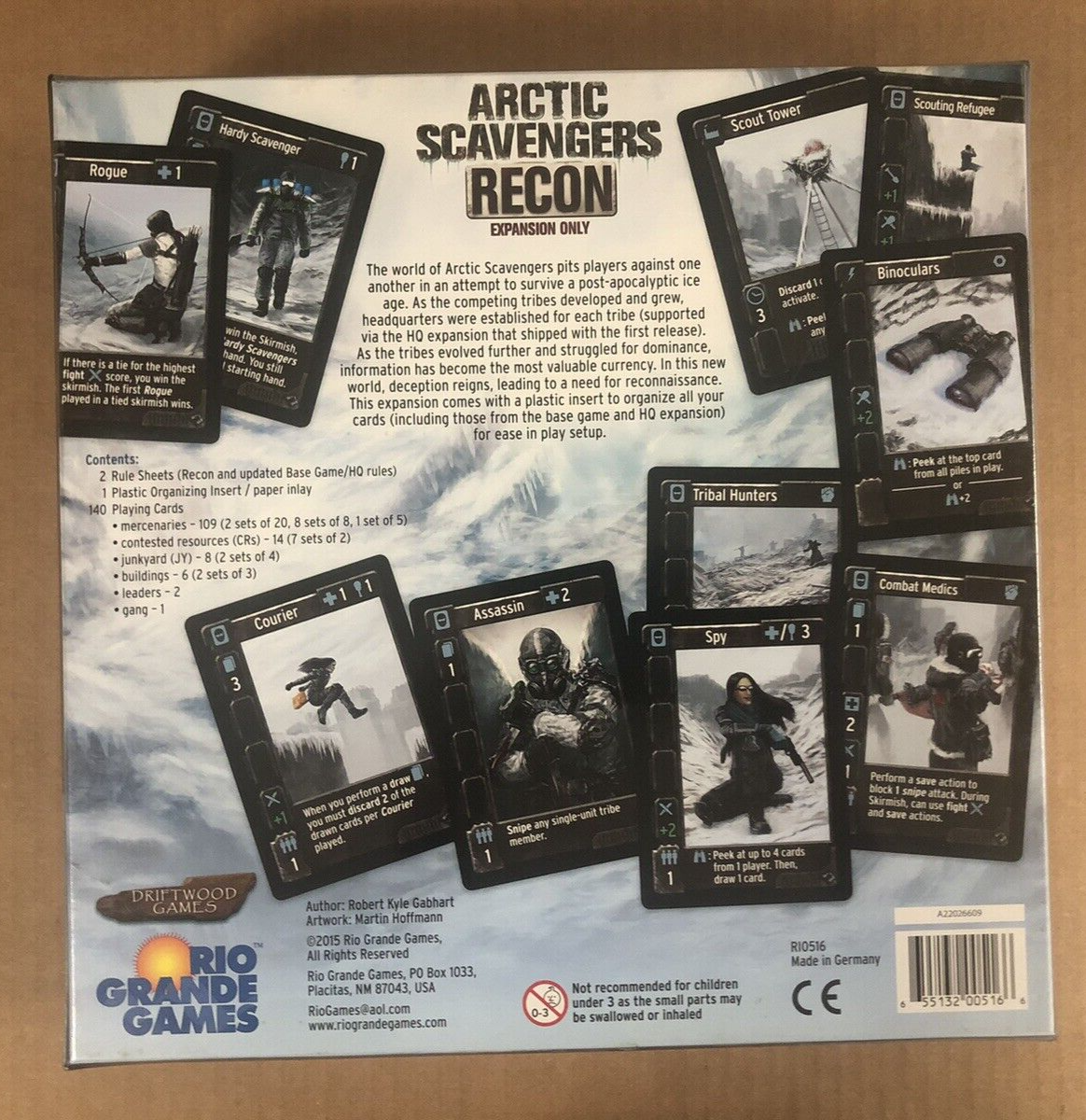 Arctic Scavengers Recon EXPANSION ONLY Rio Grande NEW SEALED