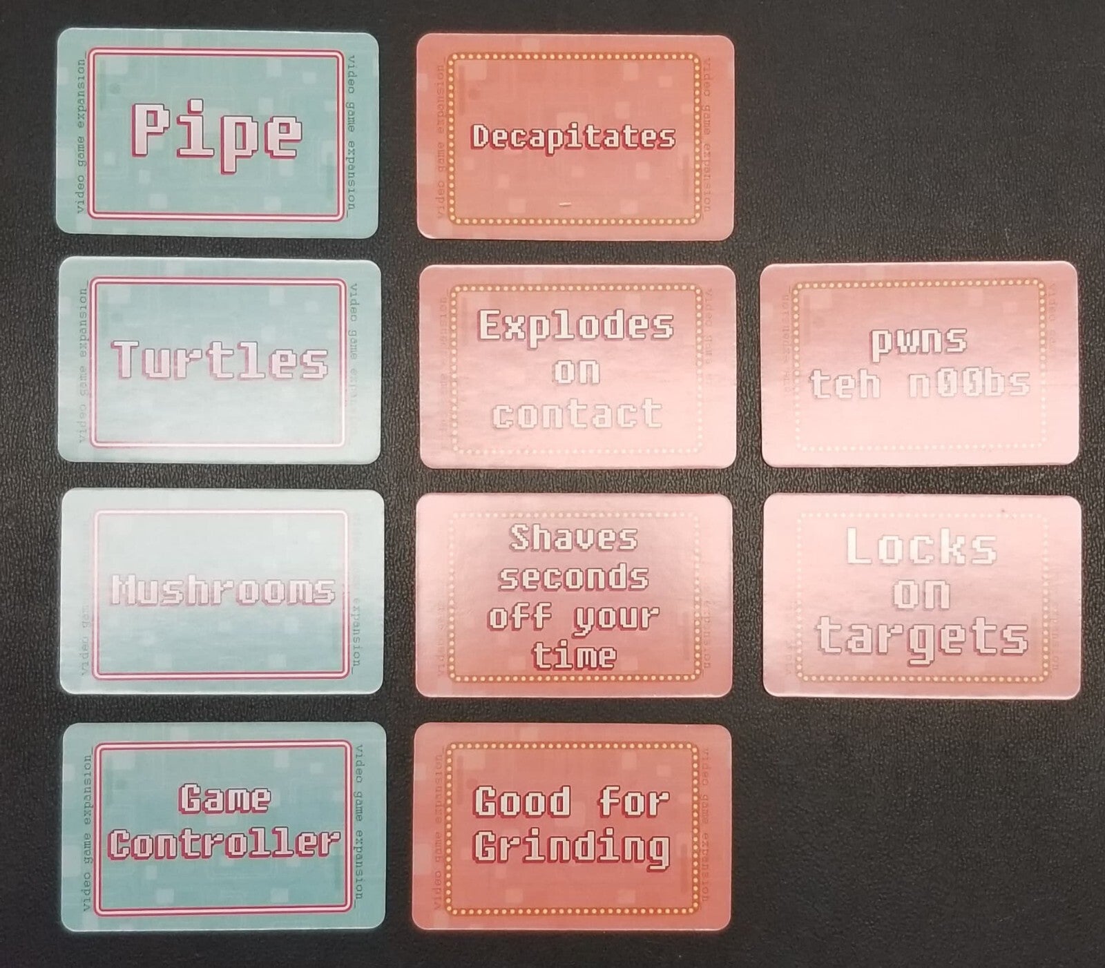 But Wait, There's More! Video Game Mini Expansion Cards NEW