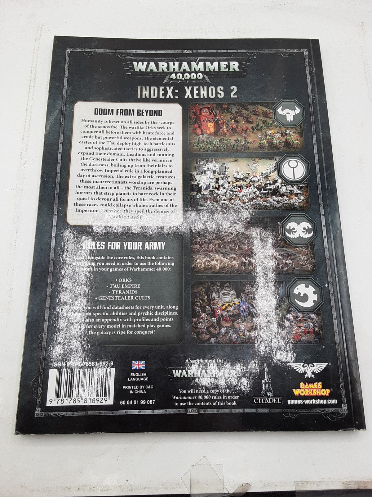 Games Workshop Warhammer 40,000 Index: Xenos 2