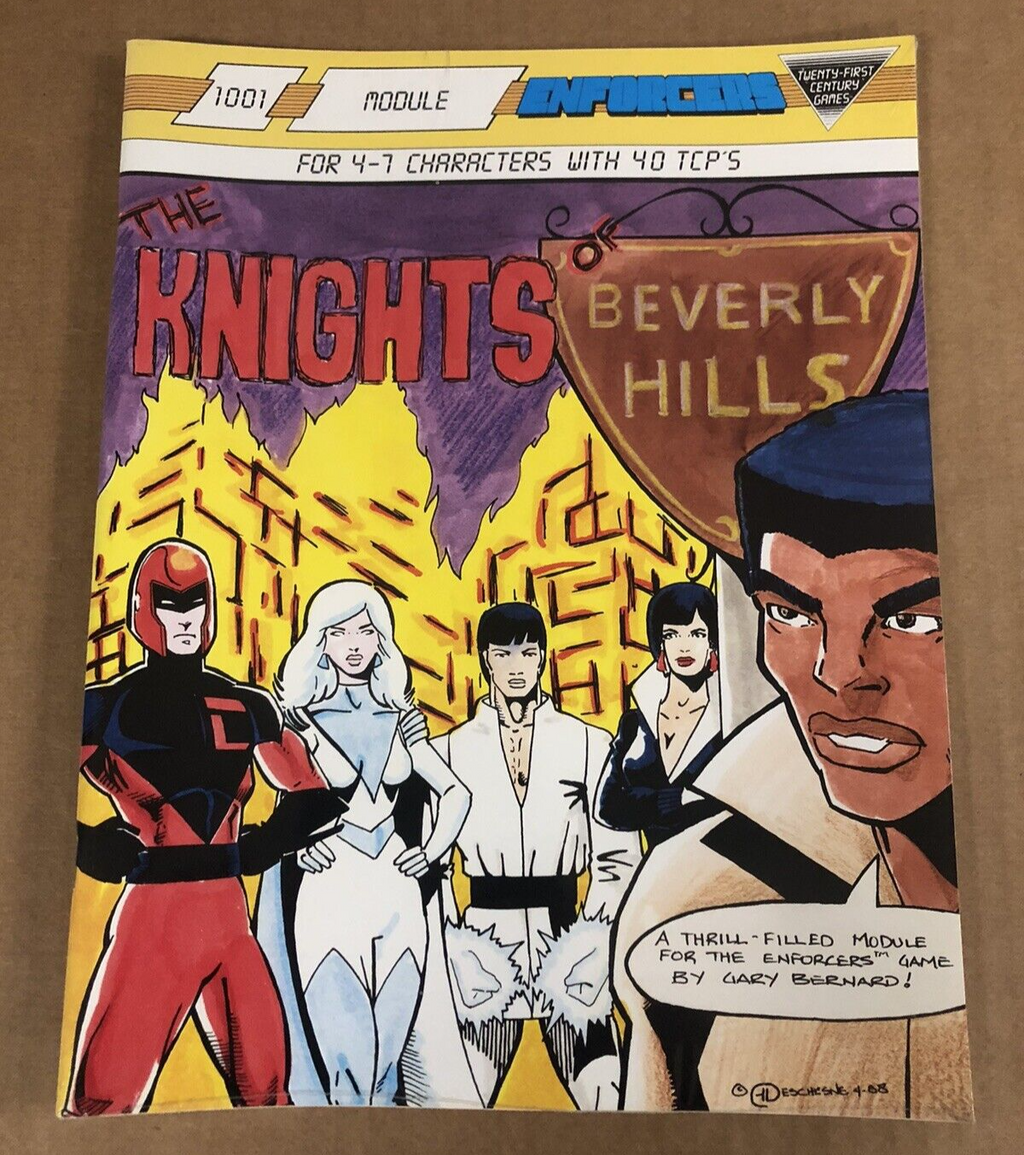 The Knights of Beverly Hills Enforcers Module RPG 21t Century Games NEW