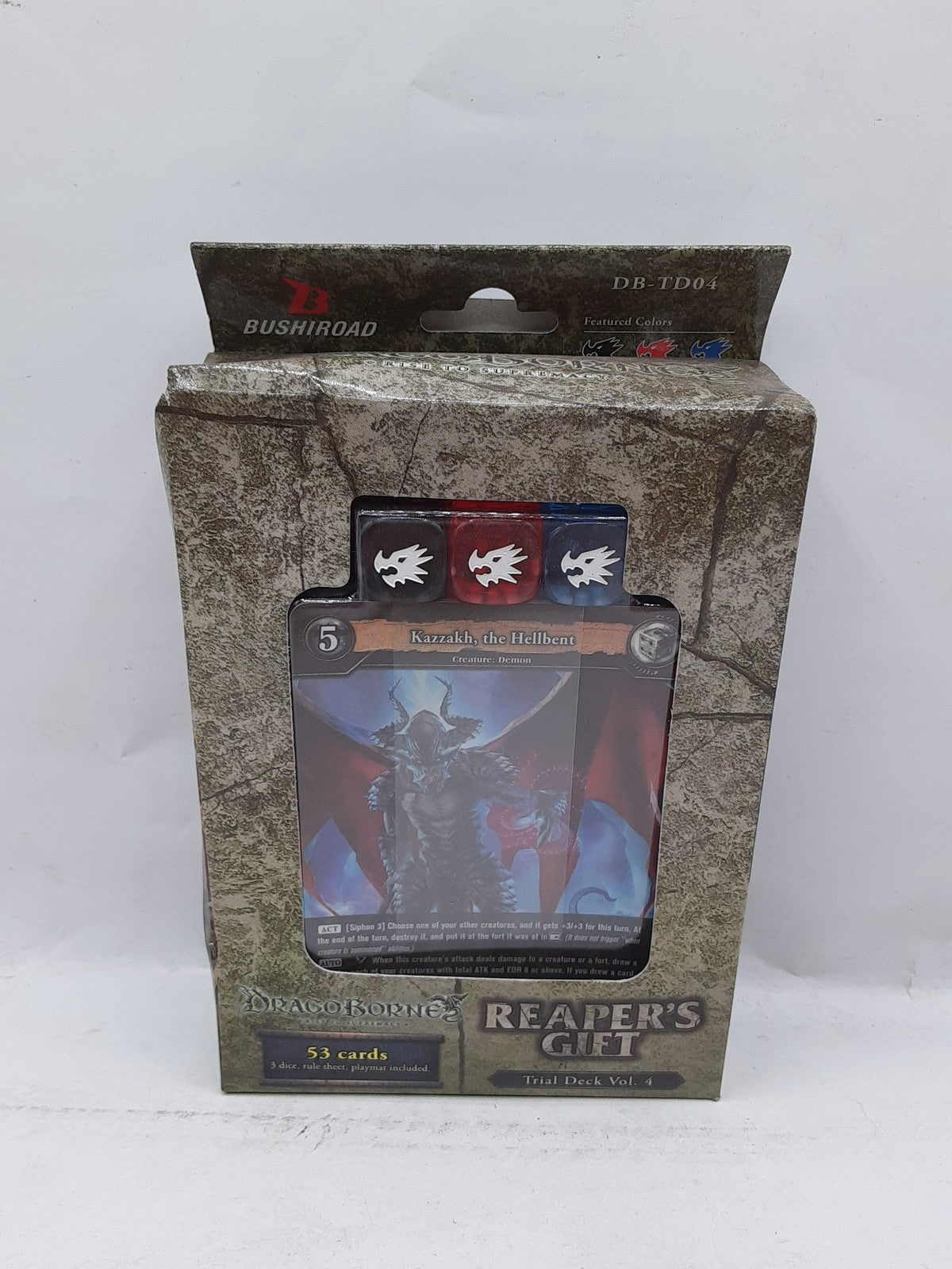 Bushiroad Dragoborne Reaper's Gift Trial Deck Vol. 4 53 Cards