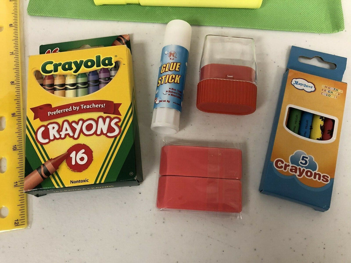 12-Piece School Supply Kit / Summer Camp / Homework - Lot of 2 Sets