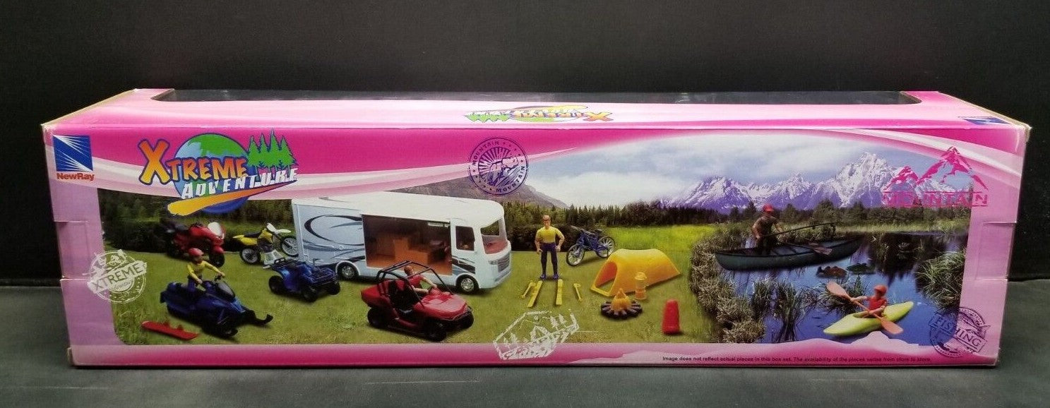 NewRay Extreme Adventure Truck with ATV and Conoe TOY NEW 