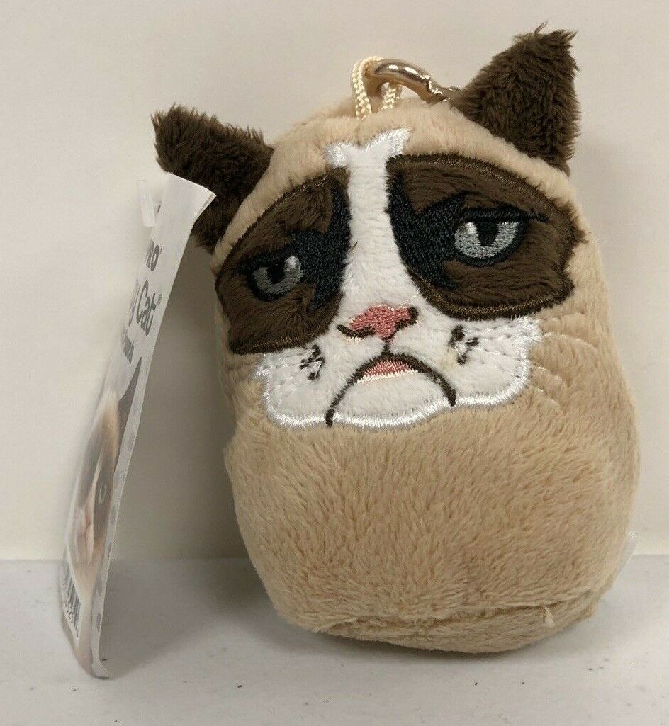 Grumpy Cat Gamers Pouch w/ Carabiner Clip Plush (Ultra Pro) NWT