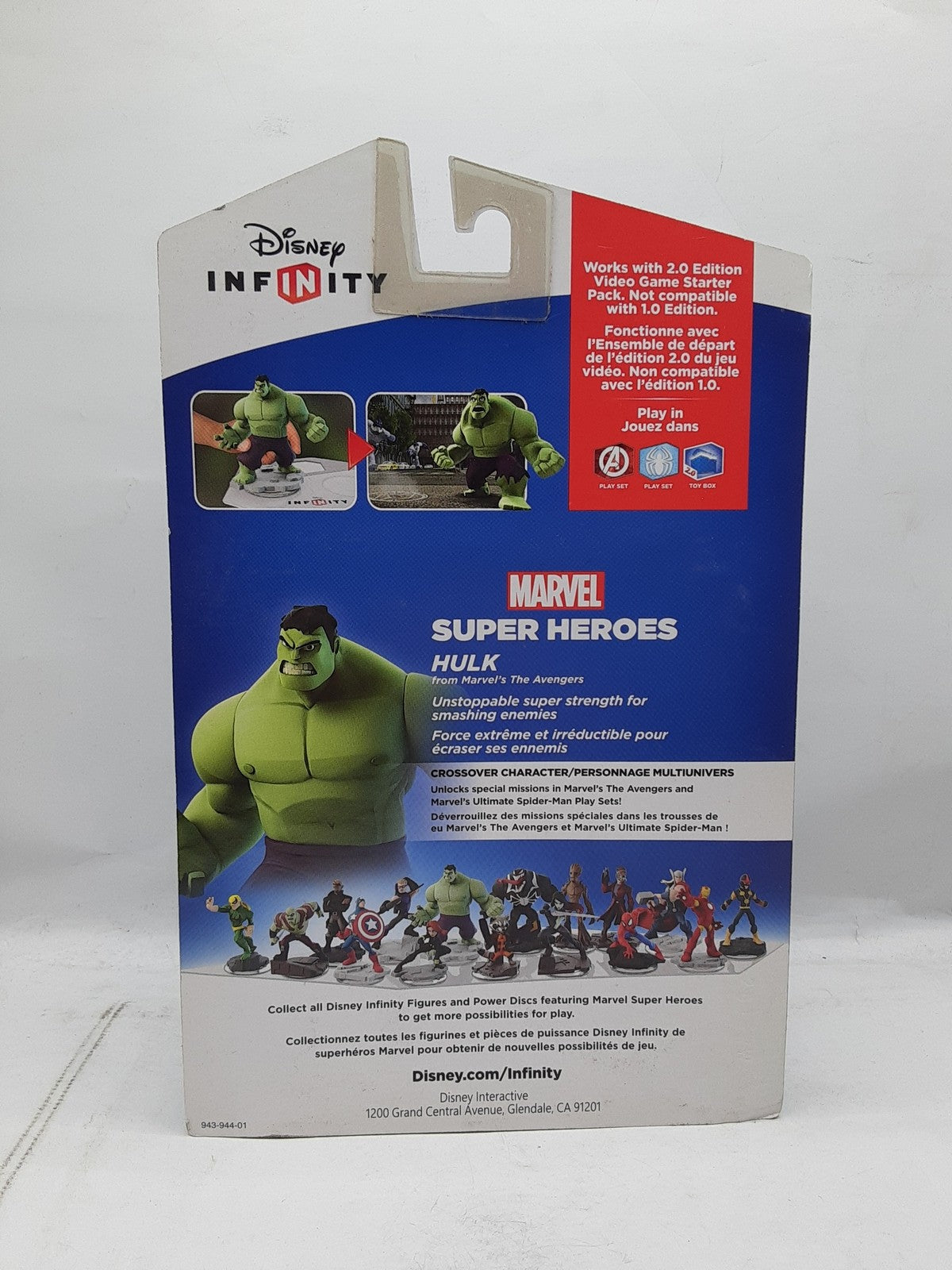 Disney Infinity Edition 2.0 Edition Marvel Super Heroes Hulk