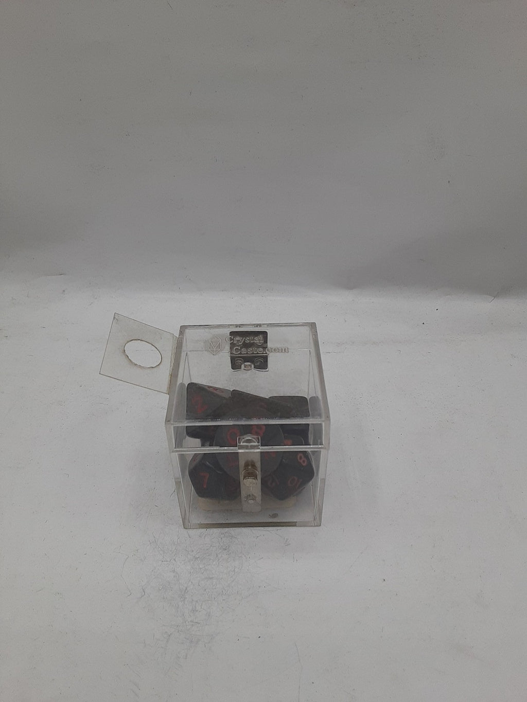 Crystal Caste Dice Set Black & Red