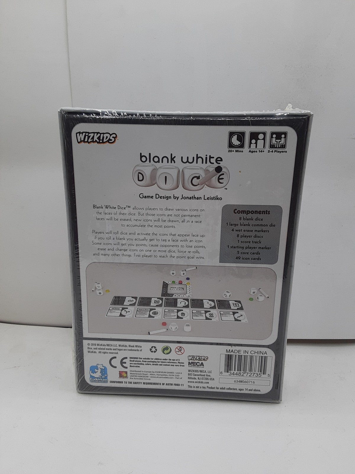 Blank White Dice Wizkids NECA