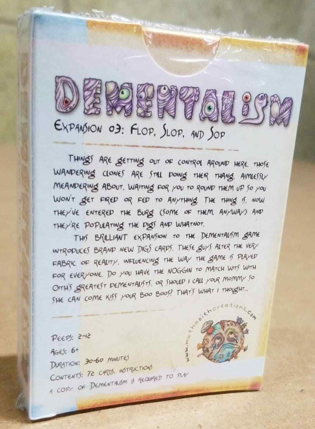 Dementalism Expansion #3: Flop, Slop, and Sop NEW SEALED