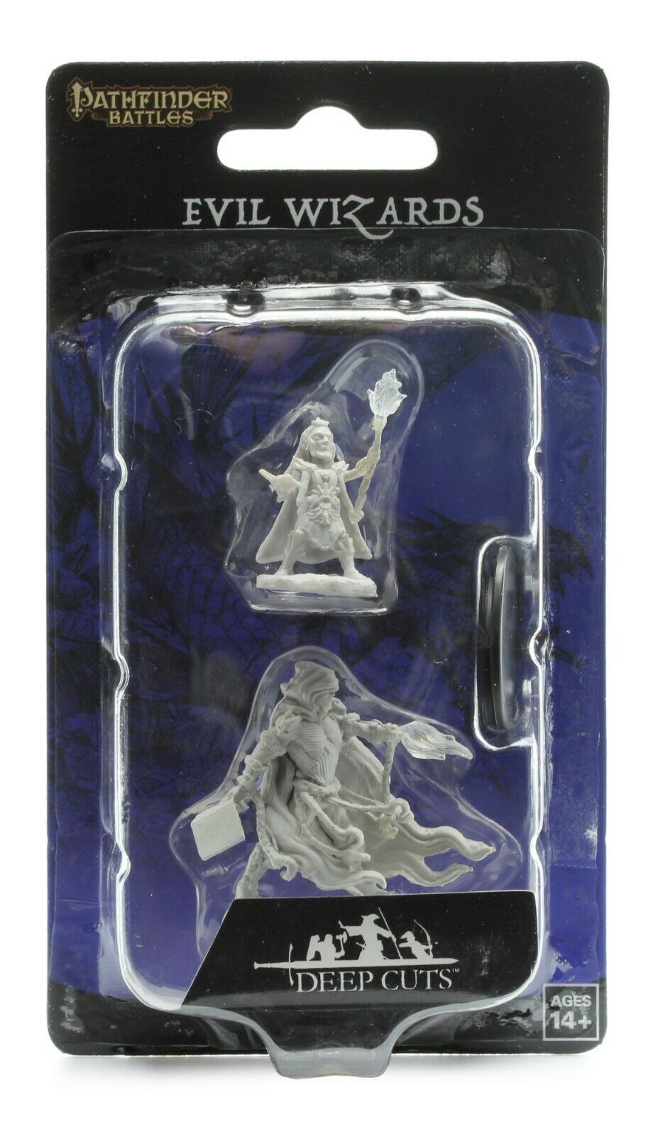 Pathfinder Battles Deep Cuts Unpainted Miniatures: Evil Wizards