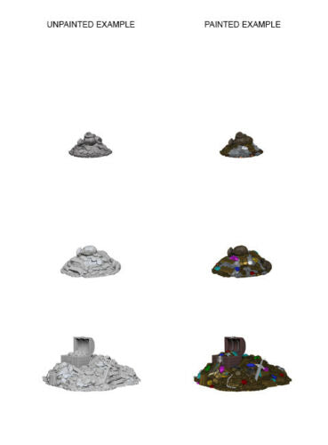 WizKids Deep Cuts Unpainted Miniatures: Treasure Piles