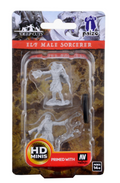Pathfinder Battles Deep Cuts Unpainted Miniatures: Elf Male Sorcerer