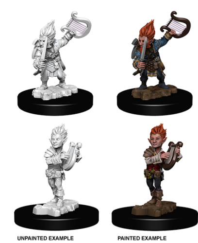 Pathfinder Battles Deep Cuts Unpainted Miniatures: Gnome Male Bard