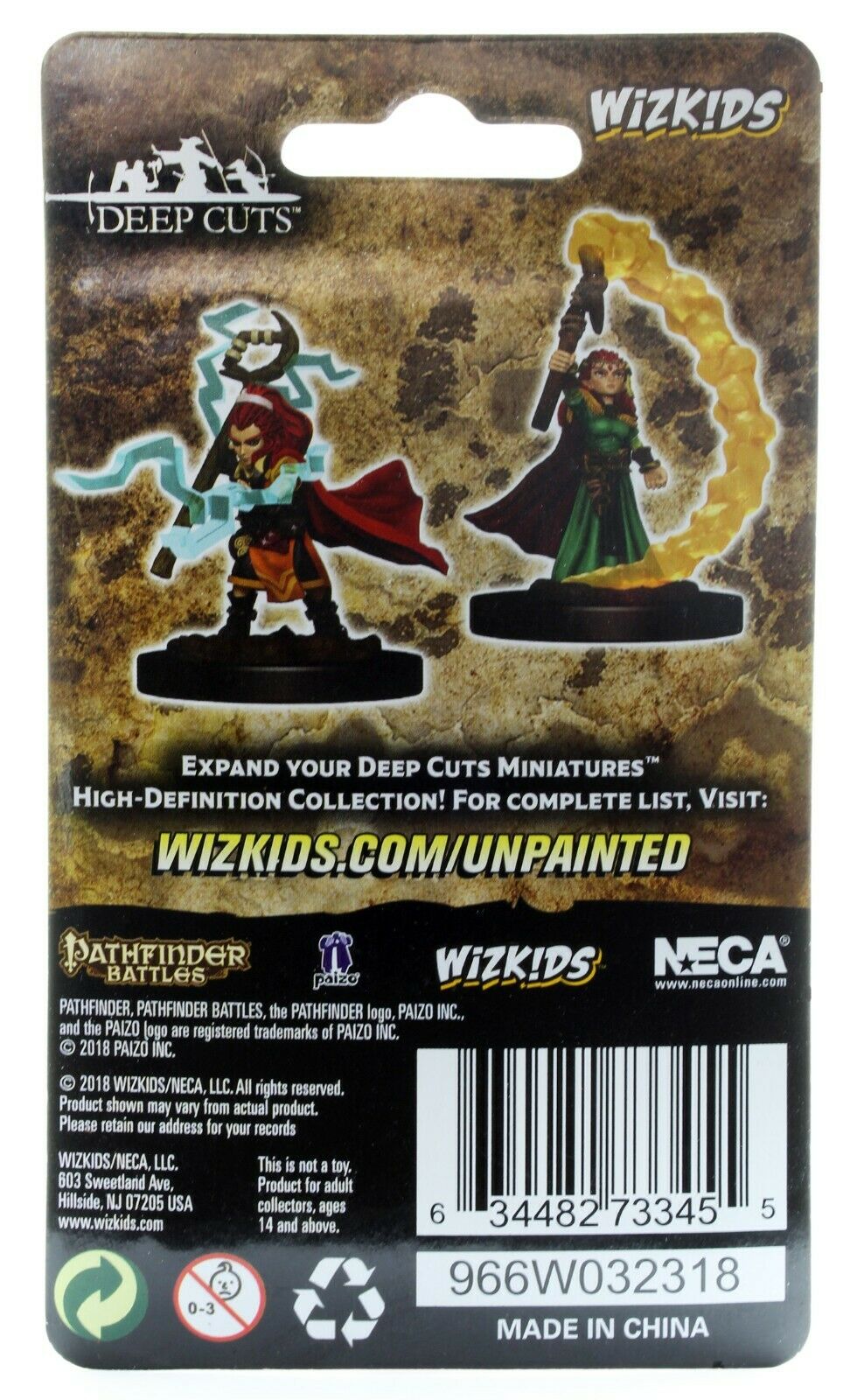 Pathfinder Battles Deep Cuts Unpainted Miniatures: Gnome Female Sorcerer