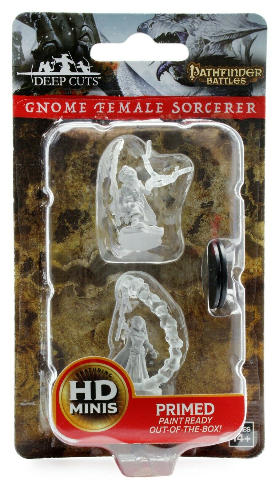 Pathfinder Battles Deep Cuts Unpainted Miniatures: Gnome Female Sorcerer