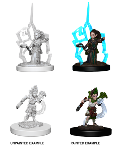 Pathfinder Battles Deep Cuts Unpainted Miniatures: Gnome Female Druid