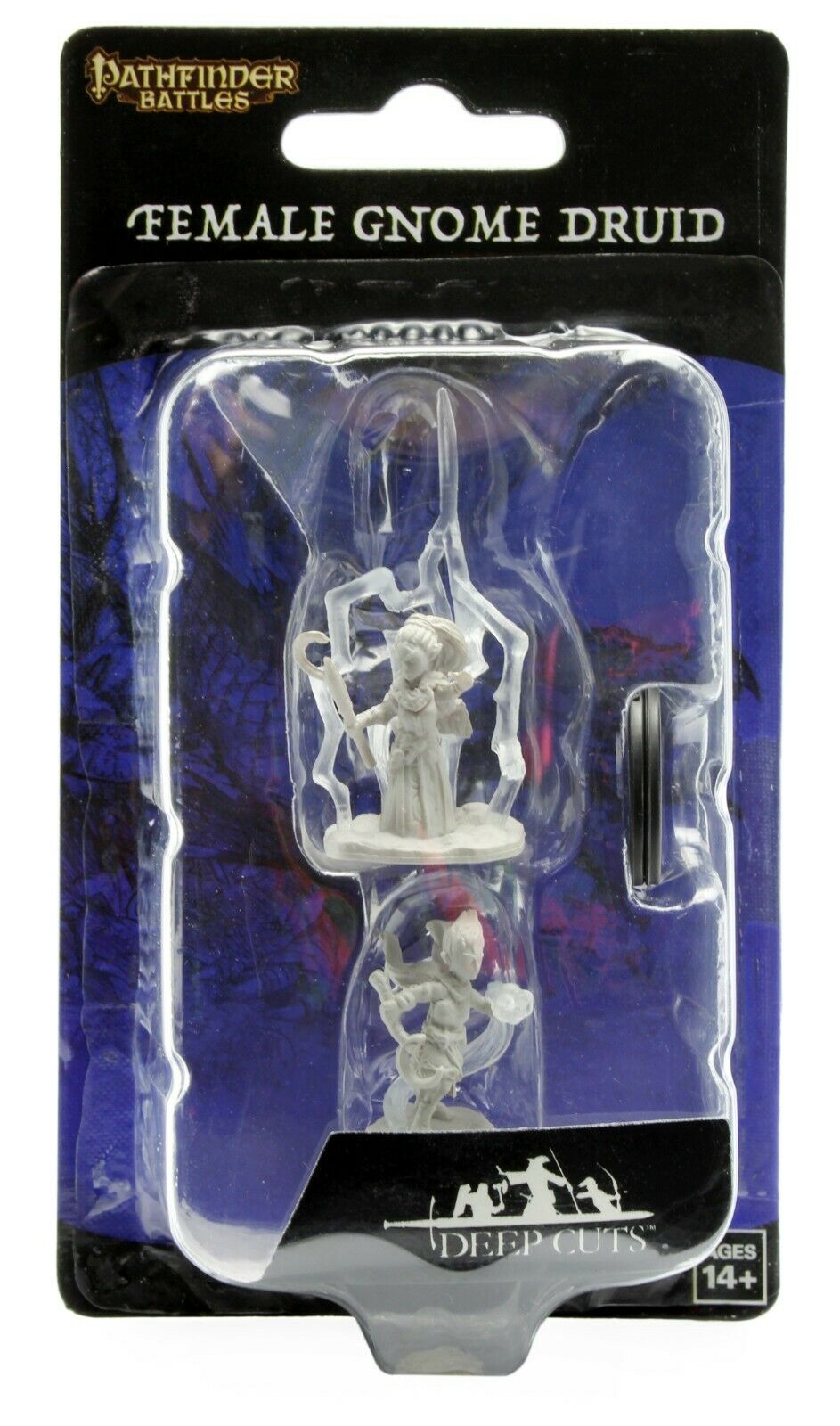 Pathfinder Battles Deep Cuts Unpainted Miniatures: Gnome Female Druid