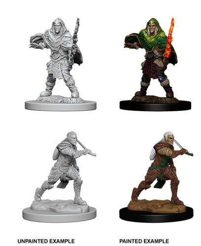 Pathfinder Battles Deep Cuts Unpainted Miniatures: Male Elf Fighter