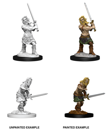 Pathfinder Battles Deep Cuts Unpainted Miniatures: Male Human Barbarian