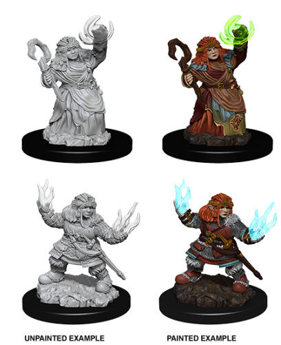 Pathfinder Battles Deep Cuts Unpainted Miniatures: Female Dwarf Summoner