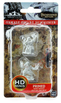 Pathfinder Battles Deep Cuts Unpainted Miniatures: Female Dwarf Summoner