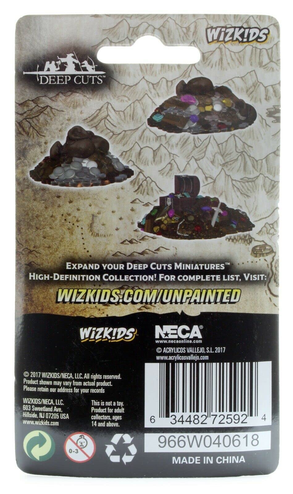 WizKids Deep Cuts Unpainted Miniatures: Treasure Piles