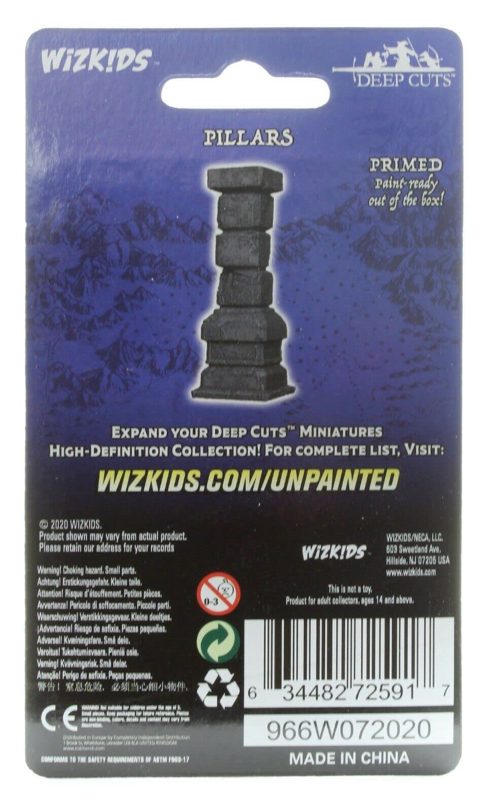 WizKids Deep Cuts Unpainted Miniatures: Pillars