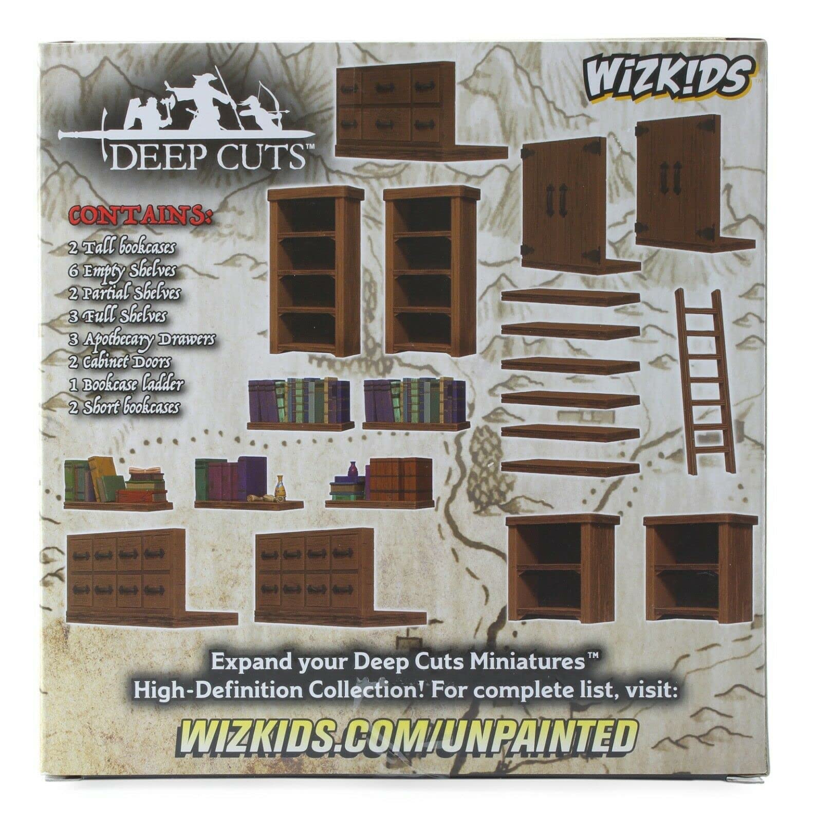 Deep Cuts Unpainted Miniatures: Archivist Library