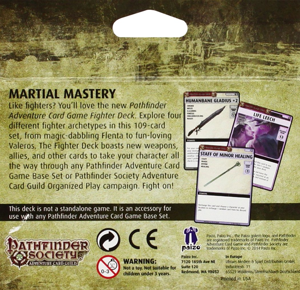 Pathfinder ACG: Fighter Class Deck