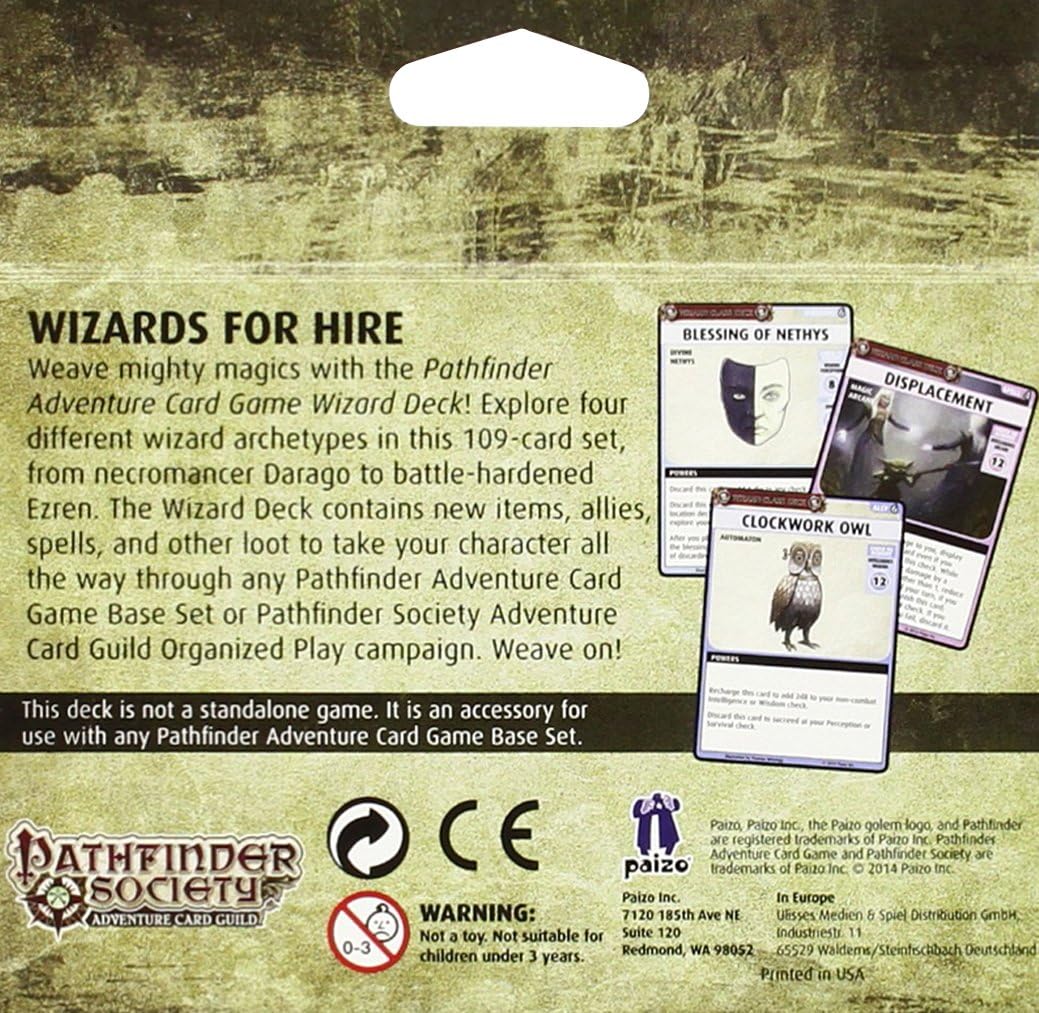 Pathfinder Adventure Card Game: Wizard Class Deck