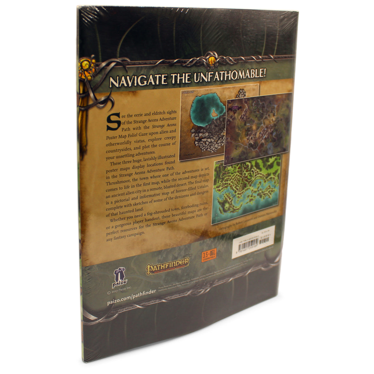 Pathfinder  (RPG) Campaign Setting: Strange Aeons Poster Map Folio