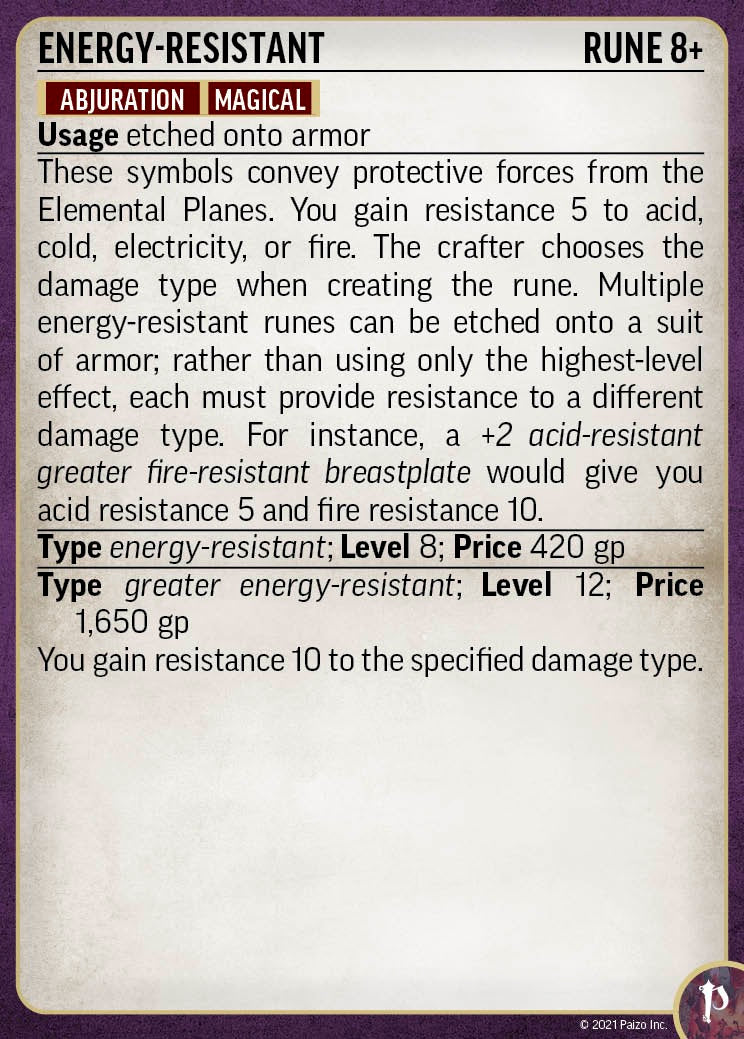Pathfinder Magic Armaments Deck