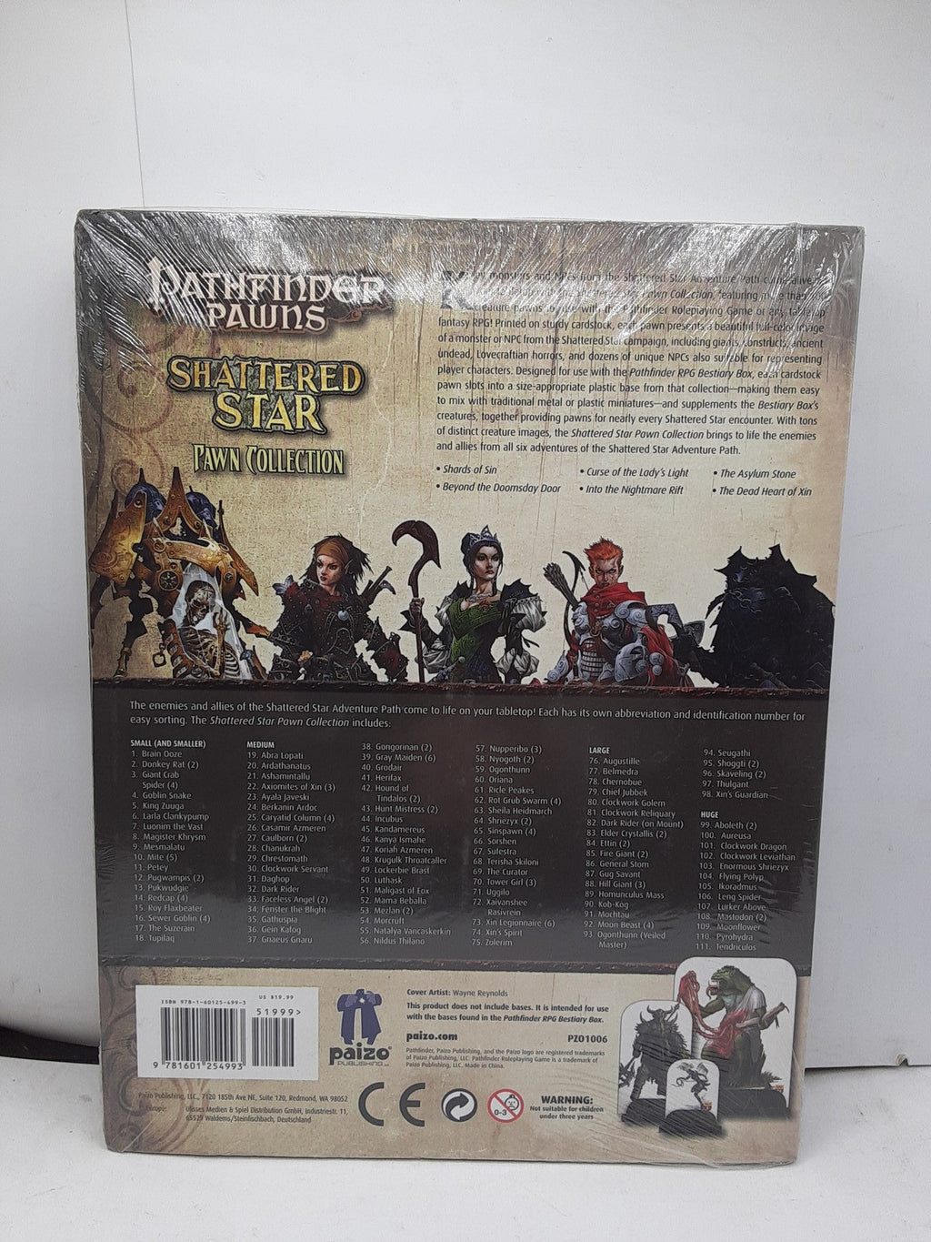 Pathfinder Pawns Shattered Star - Pawn Collection Hardback New