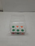 Vintage Flying Buffalo Monster Dice (shapes) set of 6