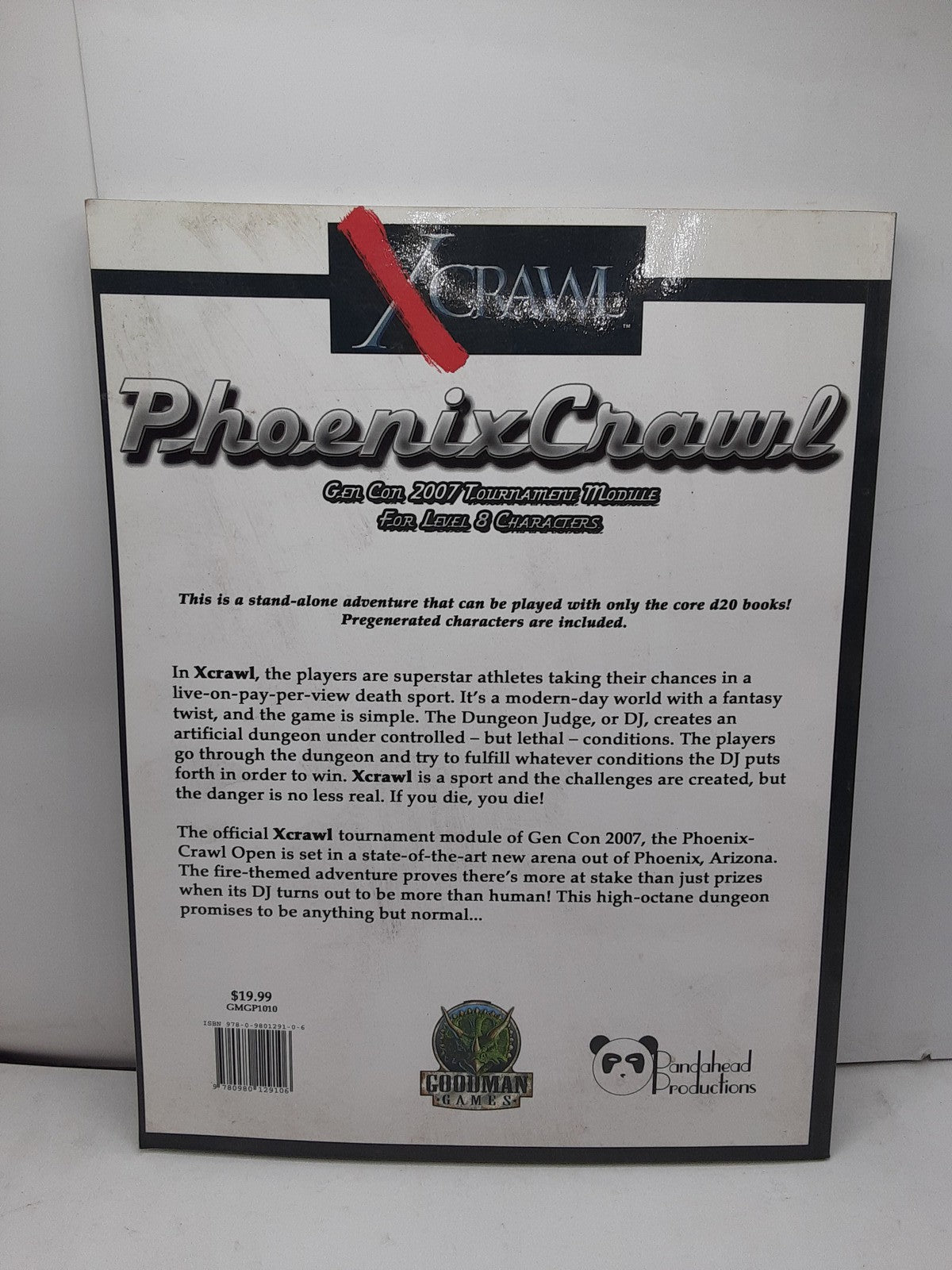 Xcrawl Phoenix Crawl - Goodman Games - Paperback