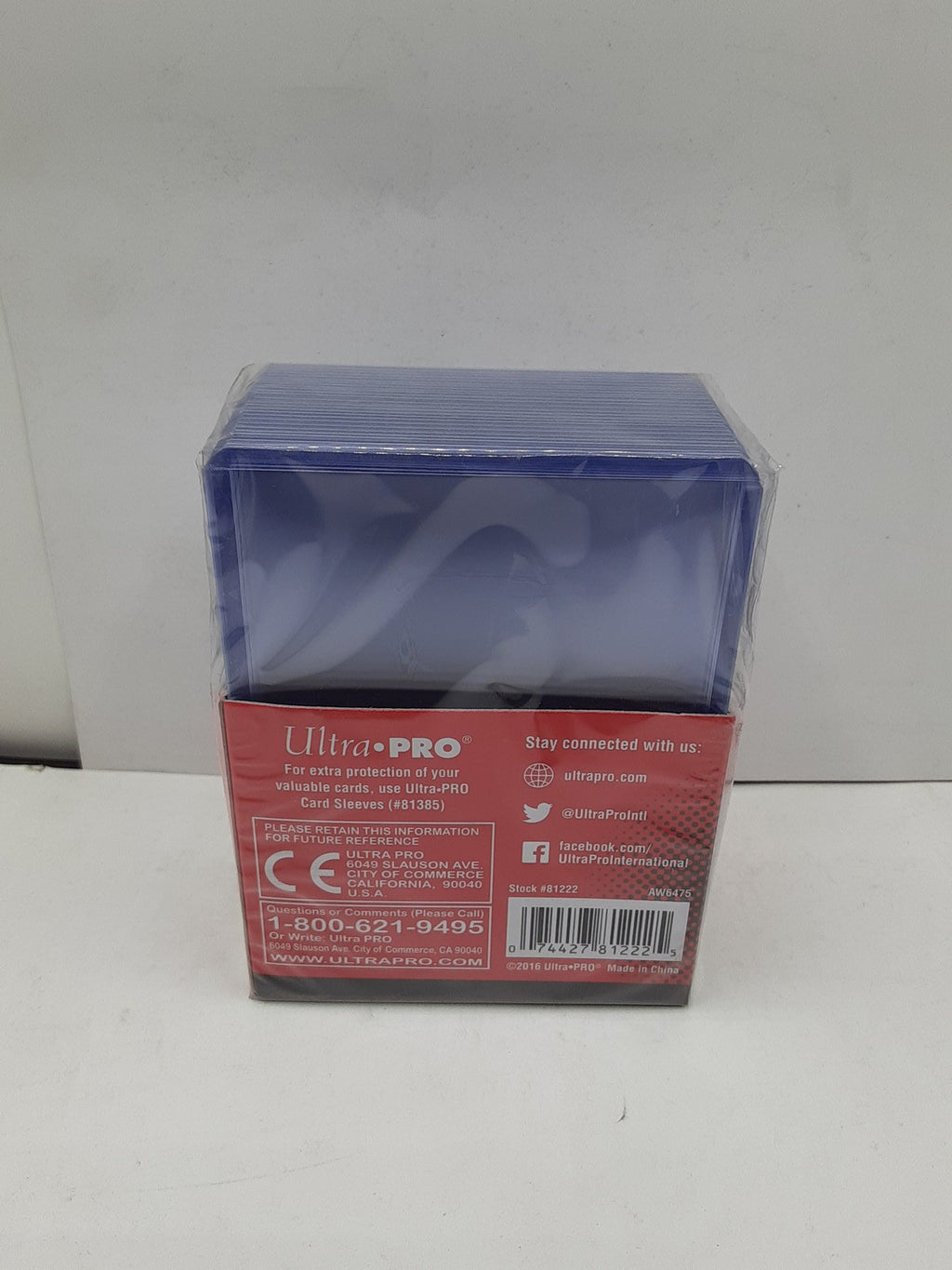 Ultra Pro 3x4 Regular Toploader 25 Pack Protector Sleeves