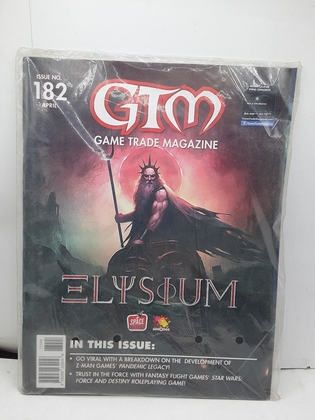 GTM Game Trade Magazine Issue No. 182 April Elysium