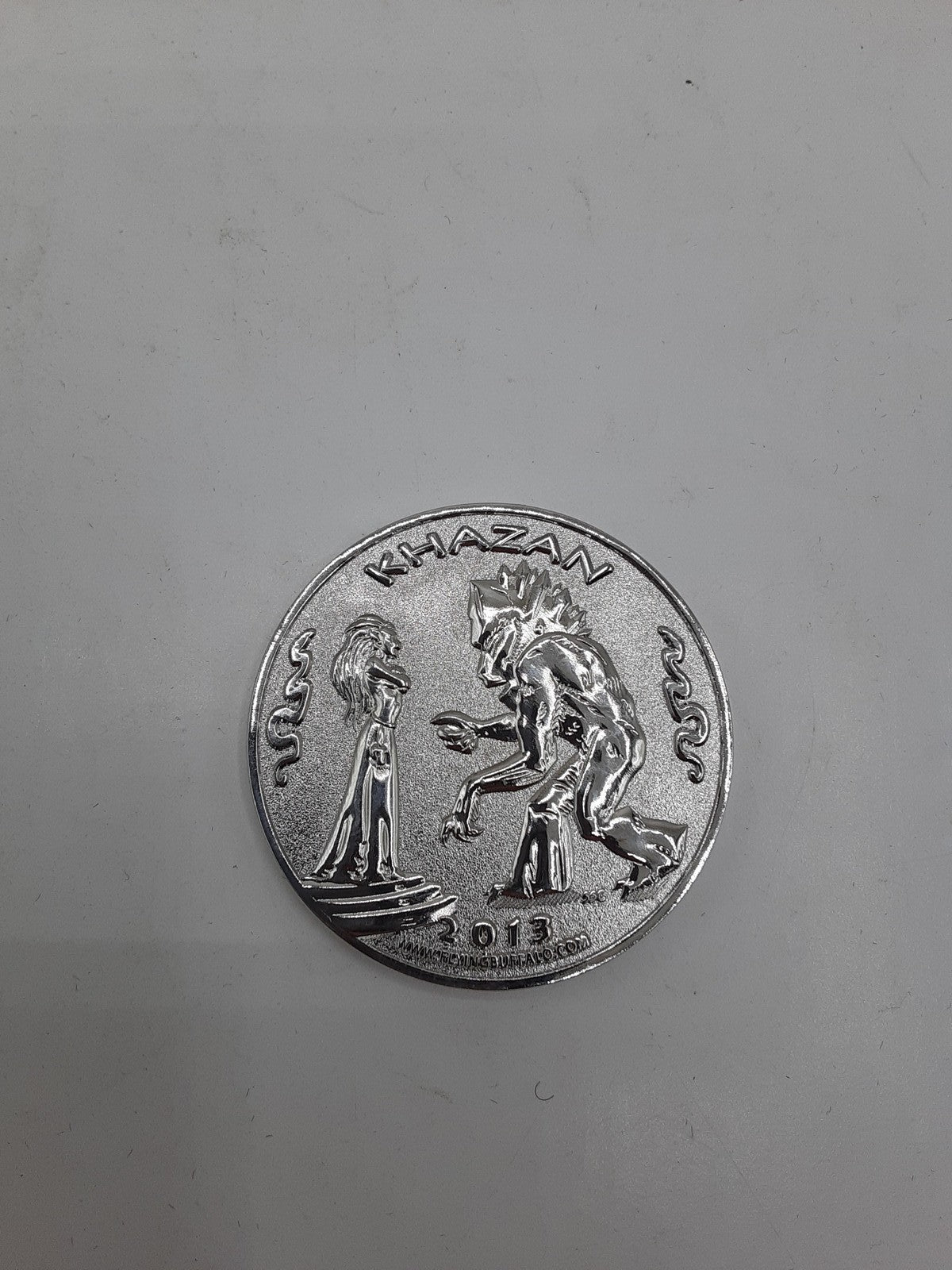Lerotra'hh Empire of Khazan - Silver 1 Coin - 2013 Flying Buffalo