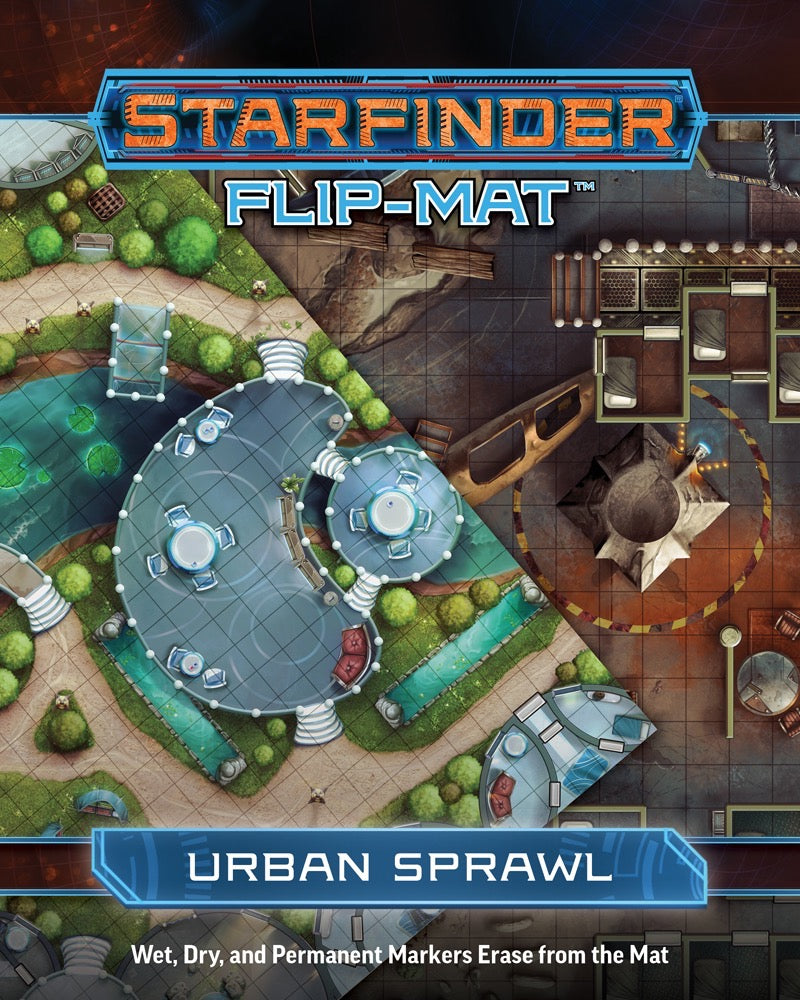 Starfinder (RPG) Flip-Mat: Urban Sprawl